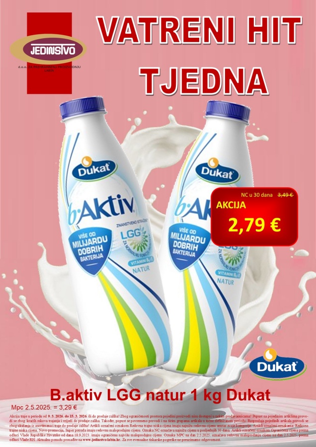 Vatreni hit tjedna - trgovina Jedinstvo Labin