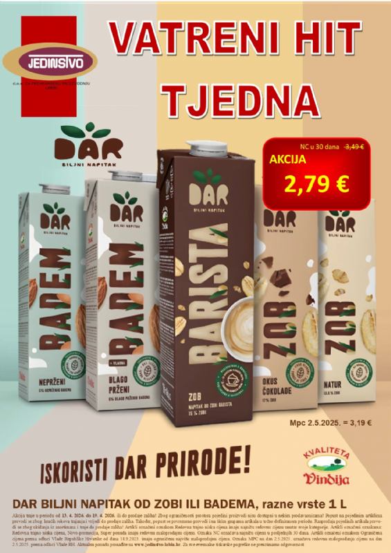 Vatreni hit tjedna - trgovina Jedinstvo Labin