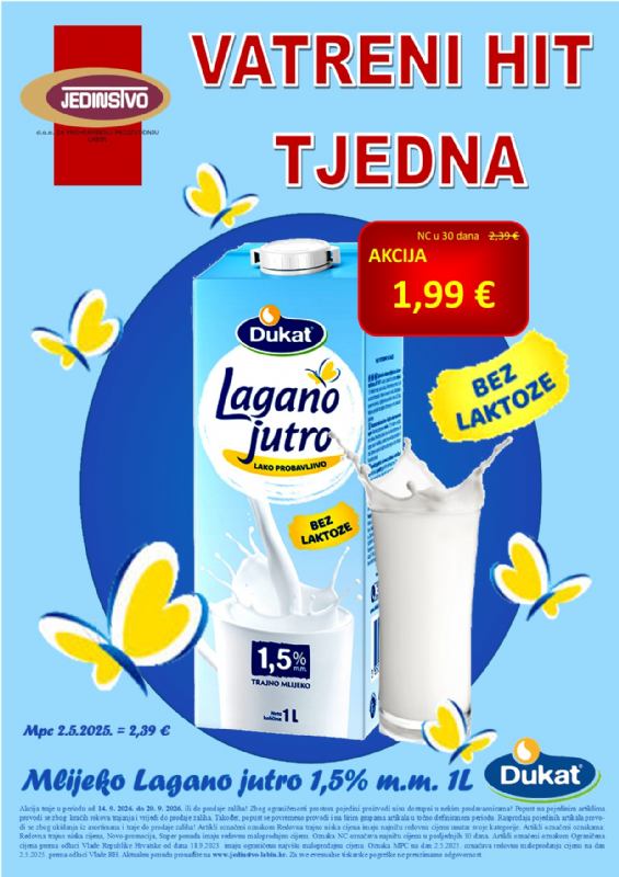 Vatreni hit tjedna - trgovina Jedinstvo Labin