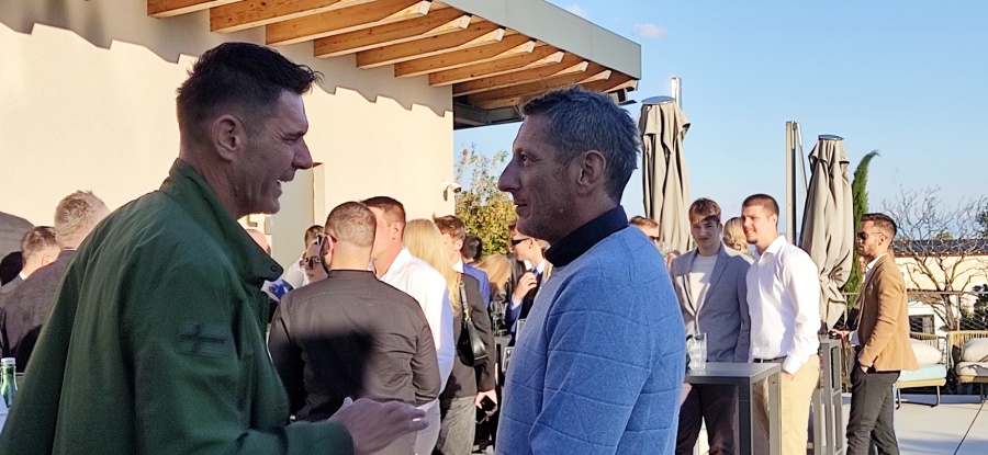 Valner Franković i Mirza Džomba u Floria Glamping Gardenu