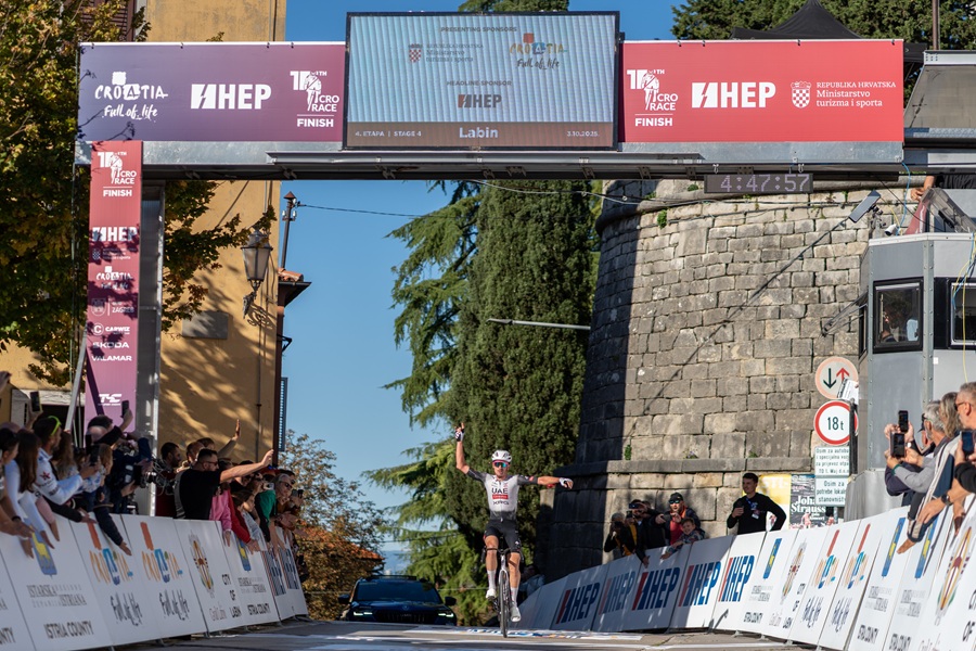 Cilj četvrte etape utrke Cro Race u Labinu