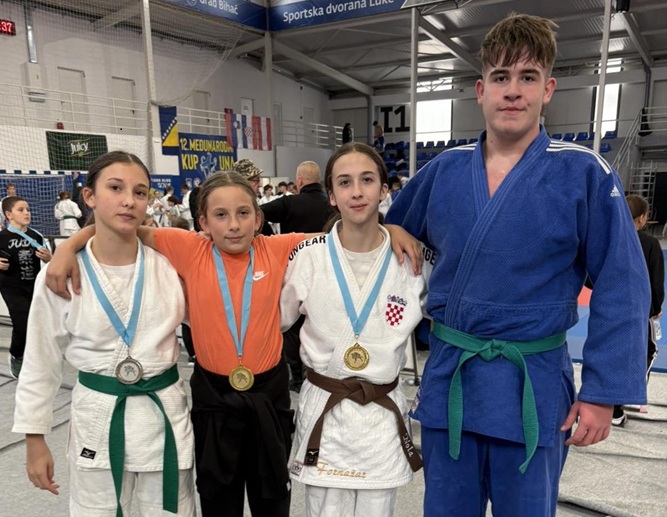 Judo klub Meto Labin osvojio četiri medalje na 12. Međunarodnom kupu Una u Bihaću