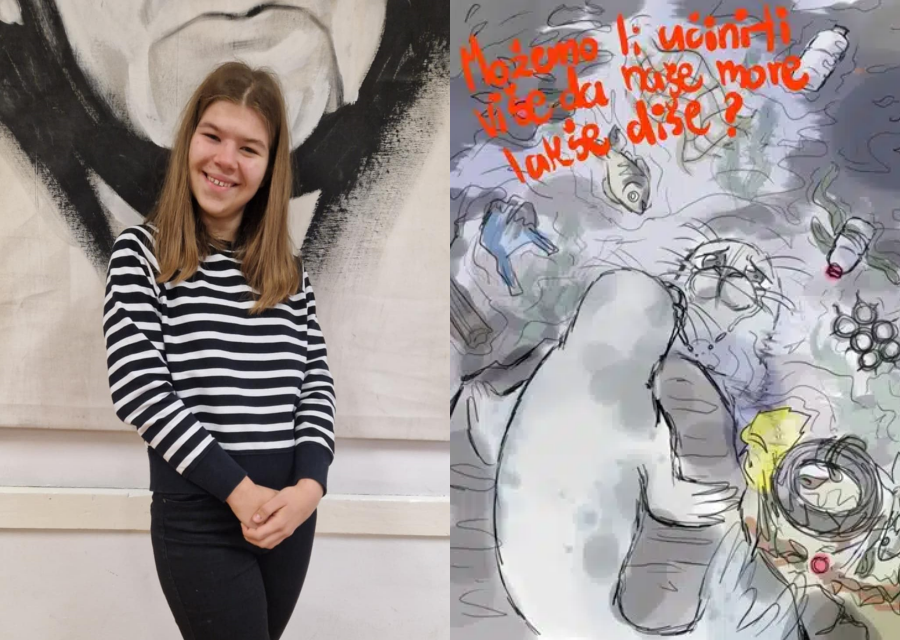 Leona Runko pobjednica natječaja &bdquo;More bez otpada &ndash; pro&scaron;lost i budućnost&ldquo;