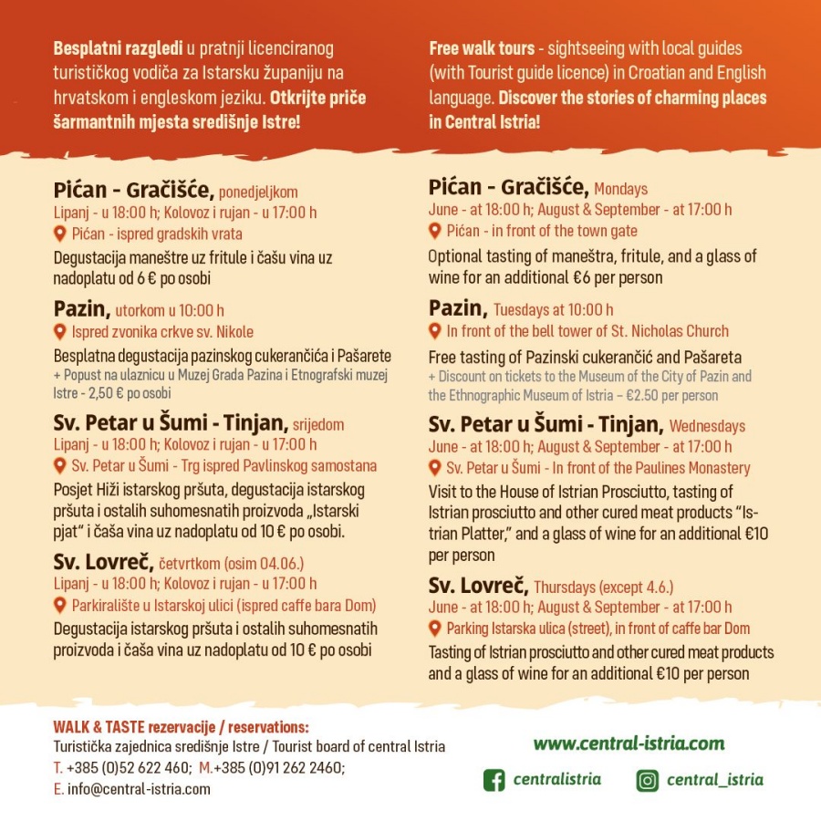 Central Istria Walk & Taste
