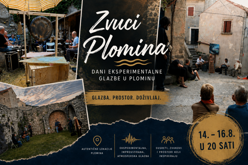 Zvuci Plomina: Dani eksperimentalne glazbe od 14. do 16. kolovoza