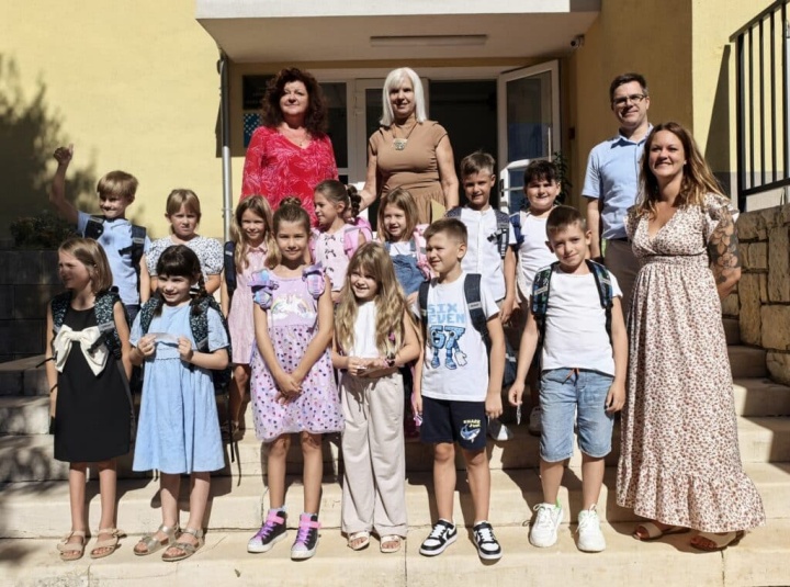 Načelnik Općine Raša posjetio prvašiće: Poželio im sretan početak školovanja